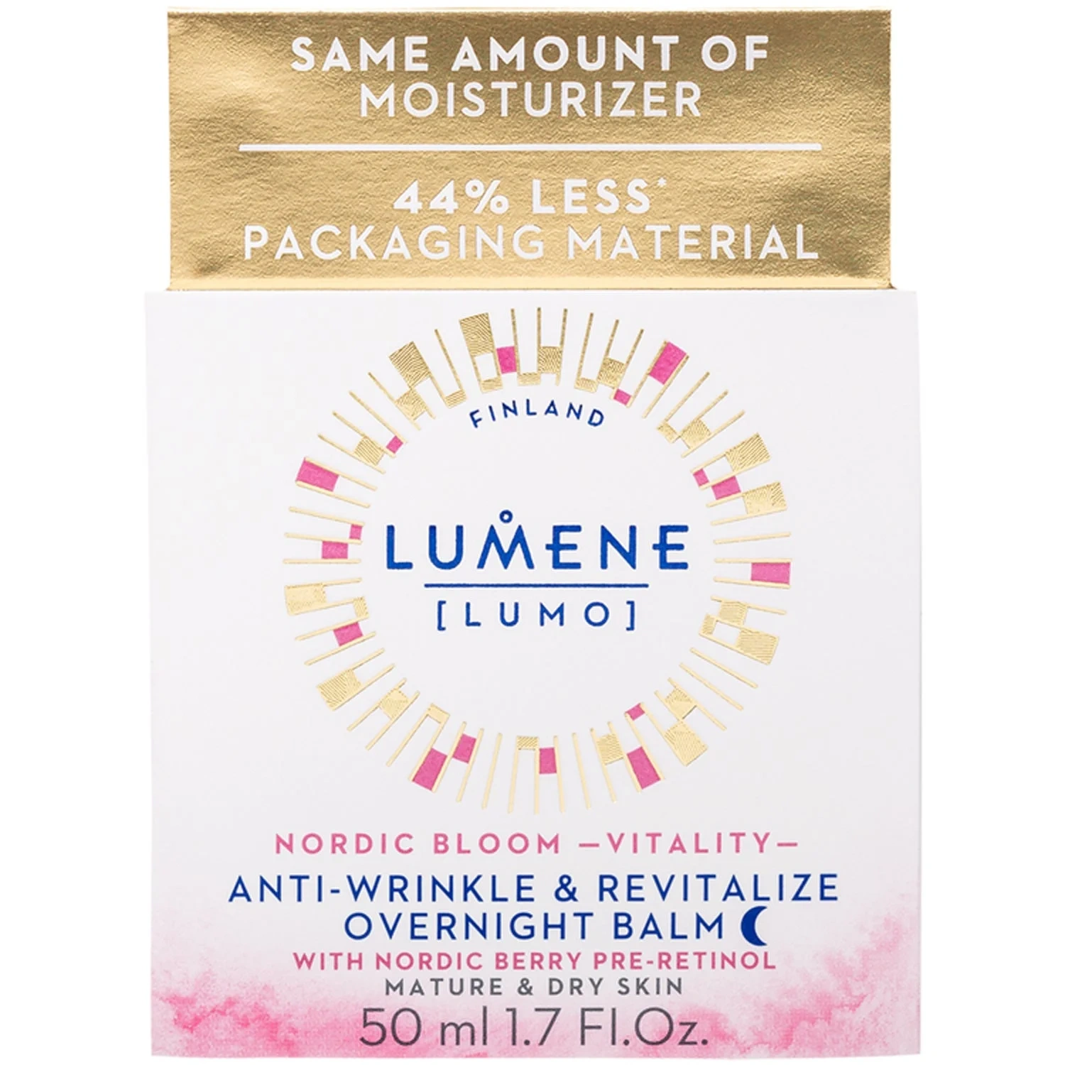 Lumene Nordic Bloom Vitality Anti-wrinkle & Revitalize Overnight Balm nattkrem 50 ml