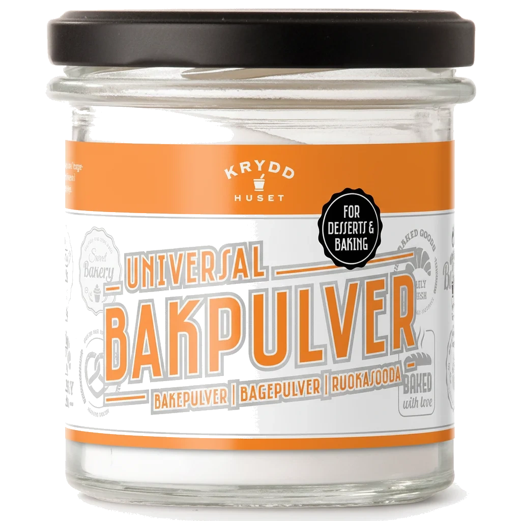 Kryddhuset Bakepulver Glass 250g