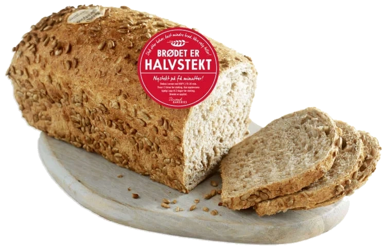 Solsikkebrød Grovt Halvstekt