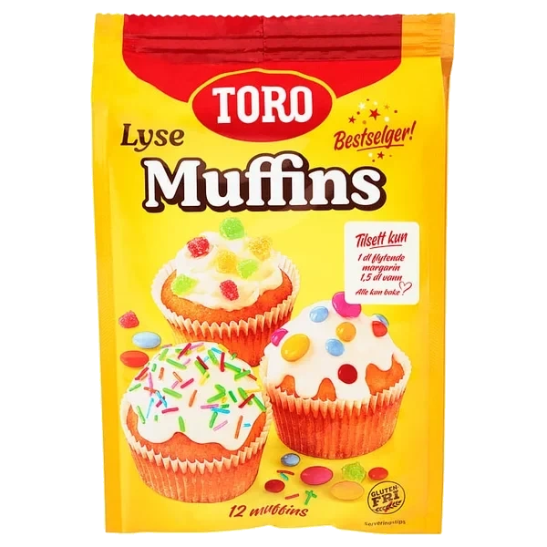 Muffins Mix Lyse 331g Toro