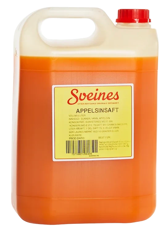 Sveines Appelsinsaft 1+5 5l