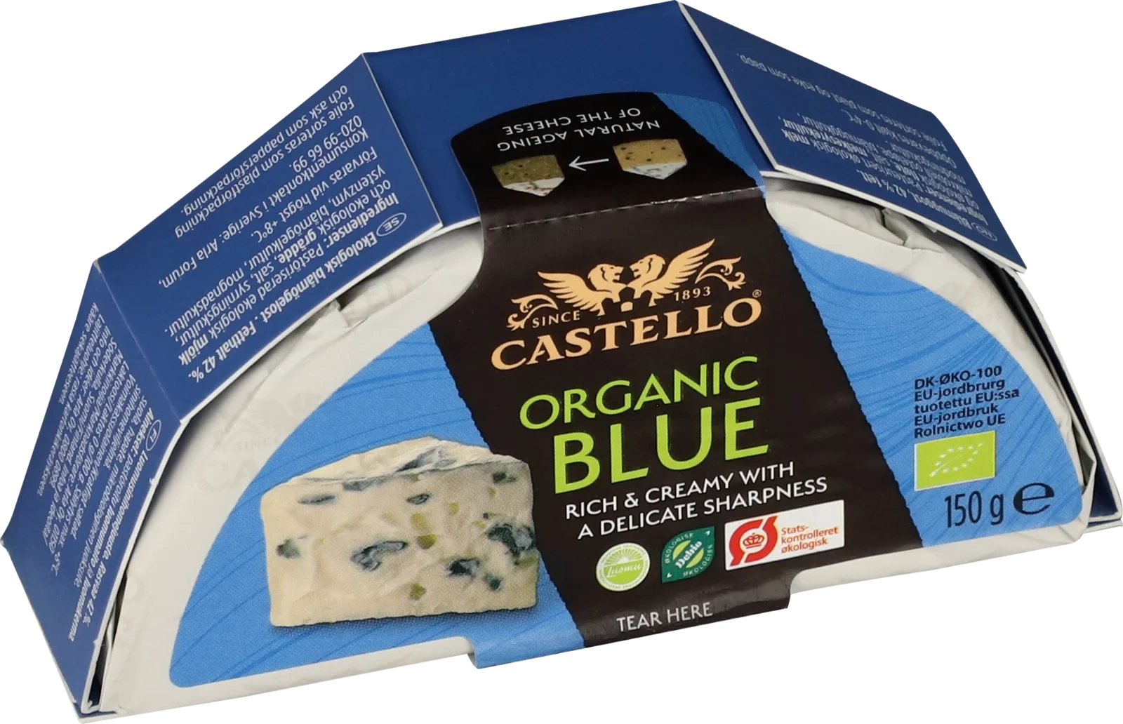 Castello Blå Økologisk 150g