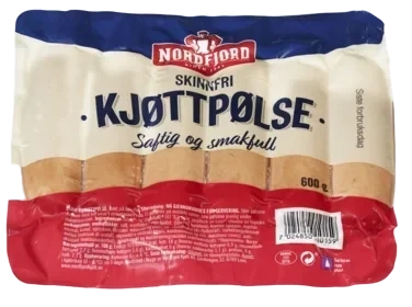 Røkt Kjøttpølse Skinnfri 600g