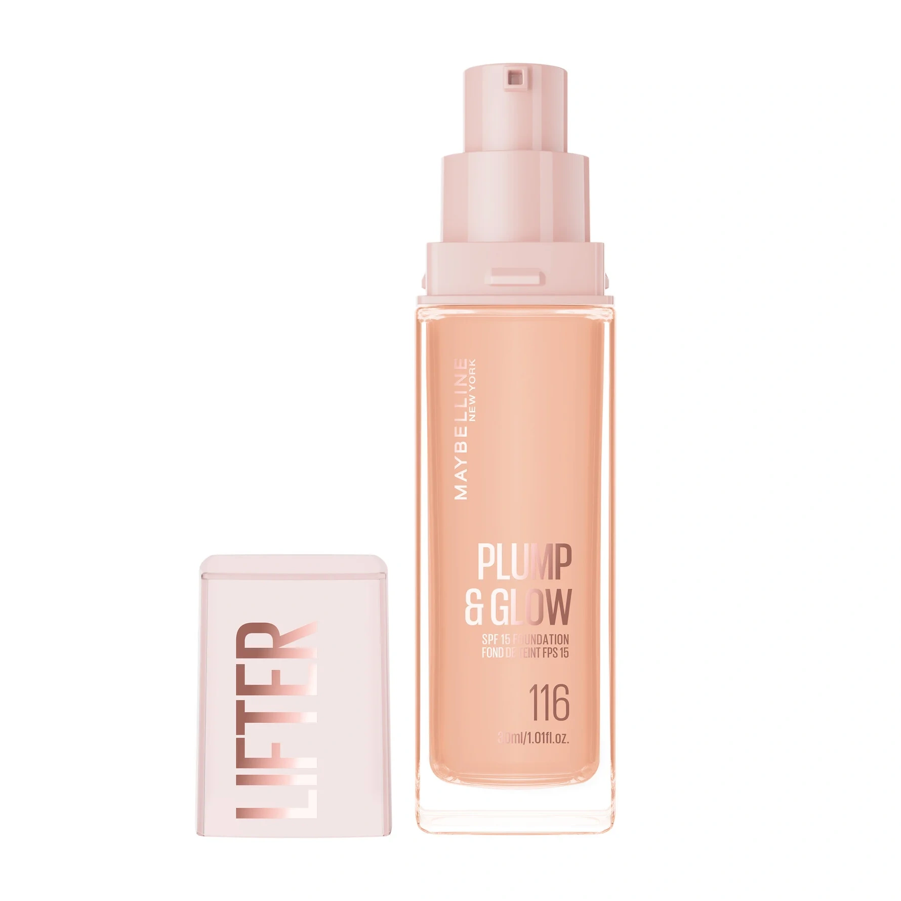 Maybelline Lifter Plump & Glow Foundation 116 30ml
