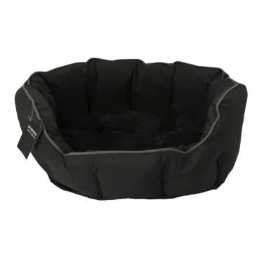Buddy Seng Oval Svart/grå 70x55x23cm l