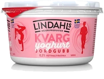 Kvargyoghurt jordgubbssmak