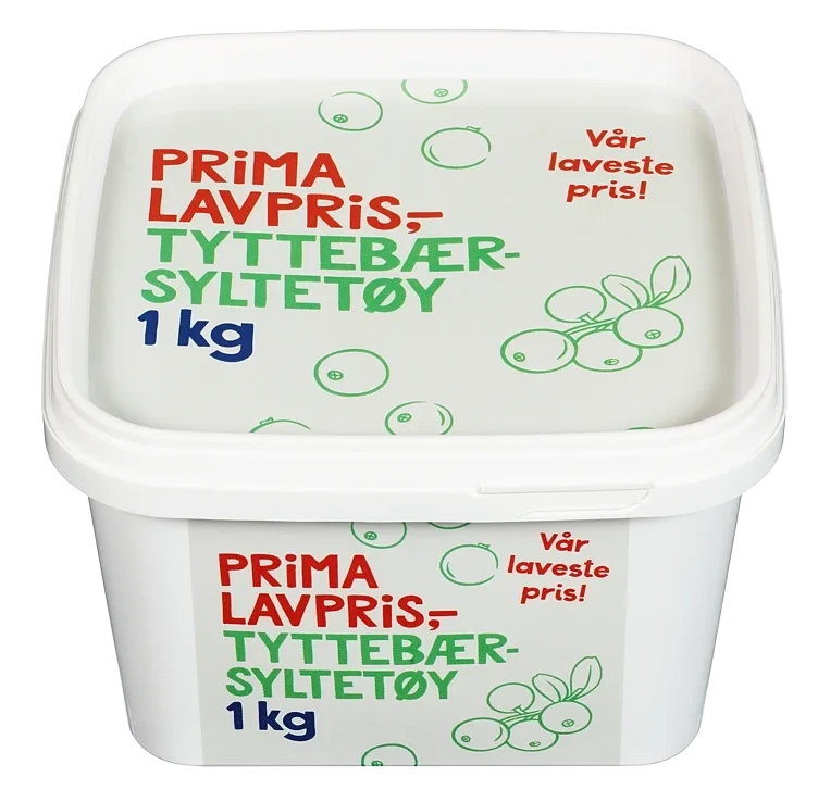 Tyttebærsyltetøy 1kg