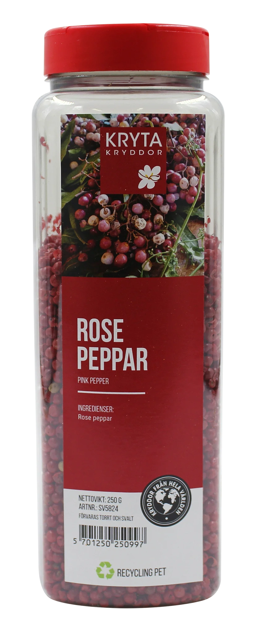 Rosépeppar hel