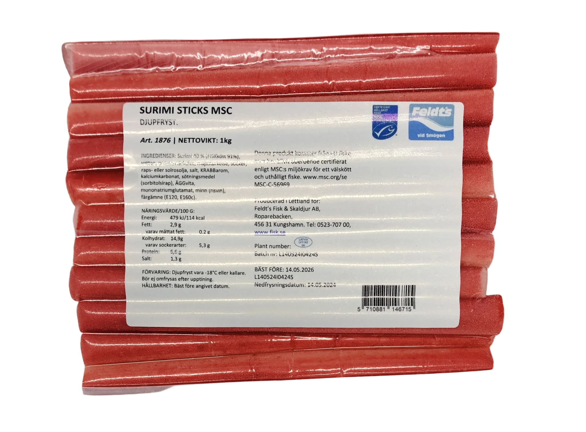 Surimi sticks MSC