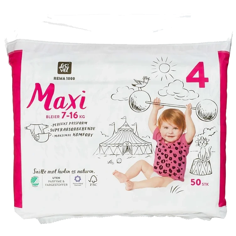 Lev vel bleier maxi 50stk
