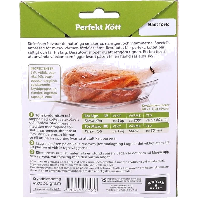 Kryddmix Perfekt Kött