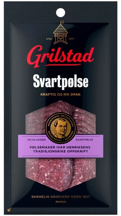 Svartpølse 100g Grilstad