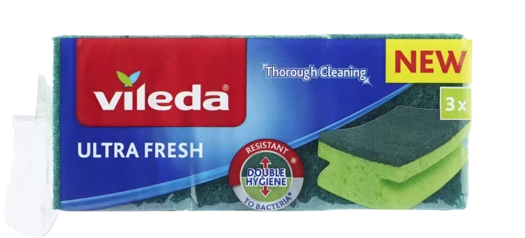 Vileda Ultra Fresh Anti-bac Svamp 3pk