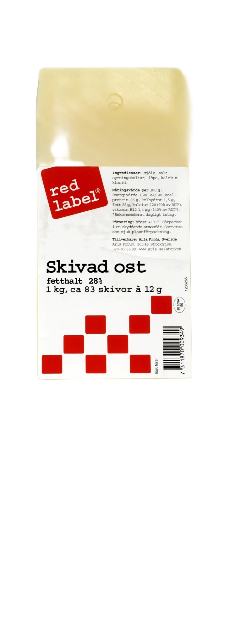 Gouda skivad ost 28%