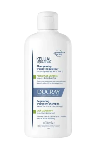 Ducray Kelual Squanorm Oily Shampoo 400 ml