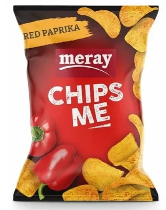 Meray Chips Rød Paprika 110g