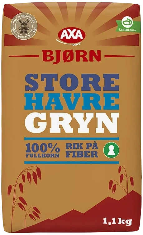 Havregryn Store 1,1kg Bjørn