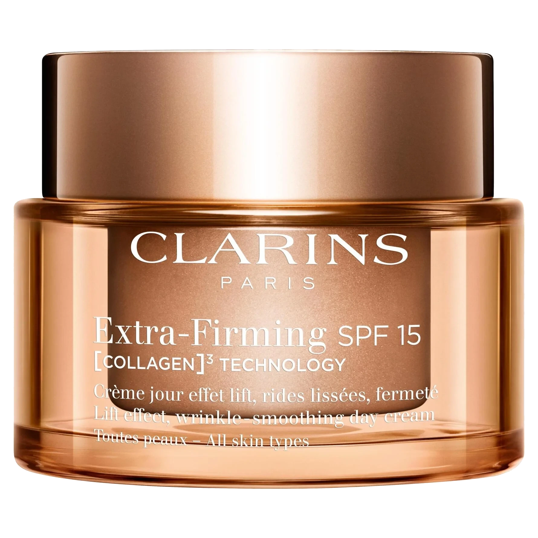 Clarins Extra-Firming Lift Effect, Wrinkle-Smoothing Day Cream All Skin Types SPF15 50 ml
