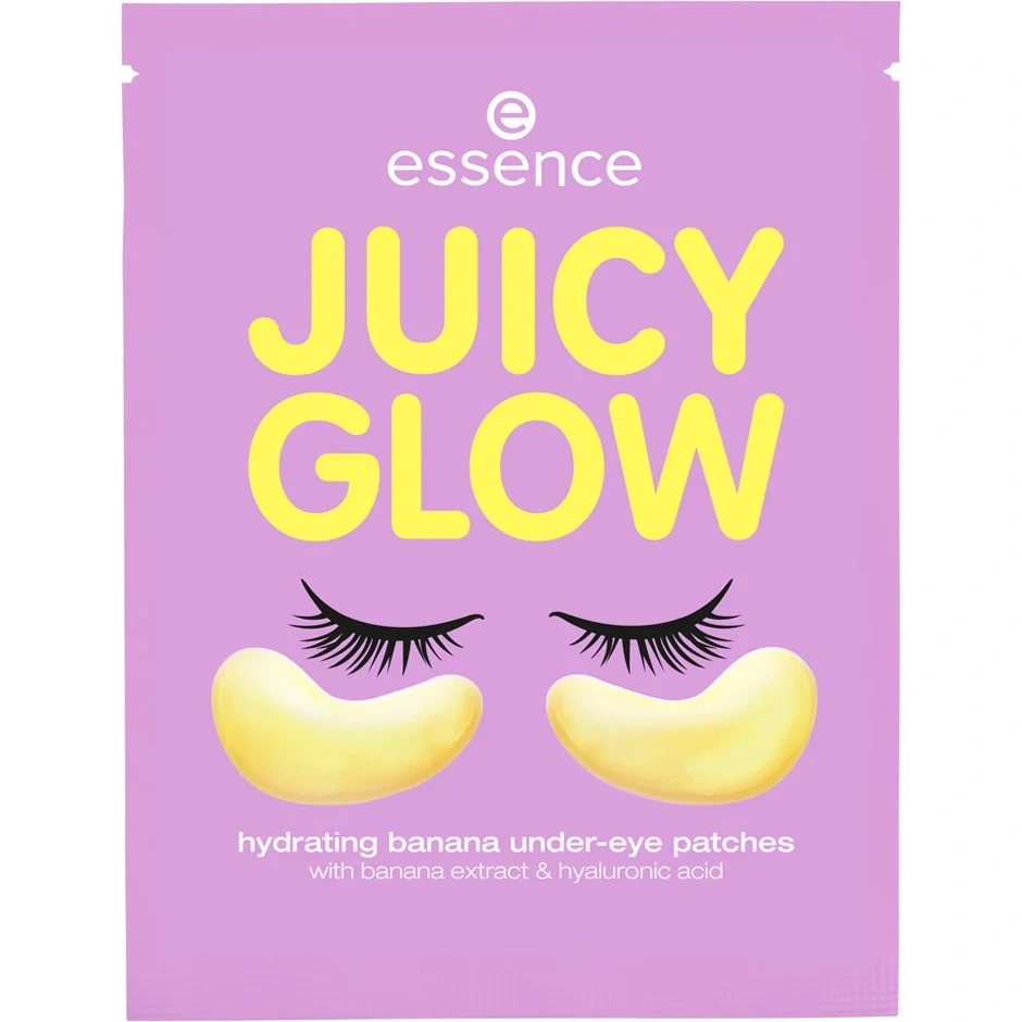 essence JUICY GLOW Hydrating Banana Under-Eye Patches