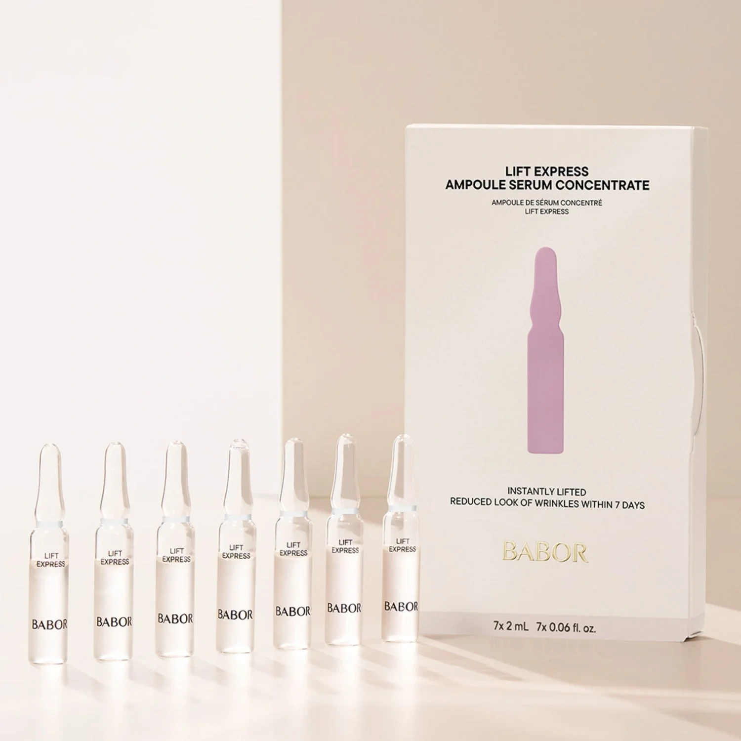 BABOR Lift Express Ampoule, 7 x 2 ml