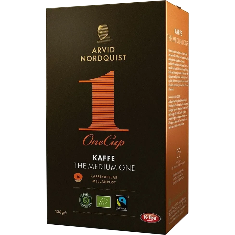 Kaffekapsel The Medium One 6x136g