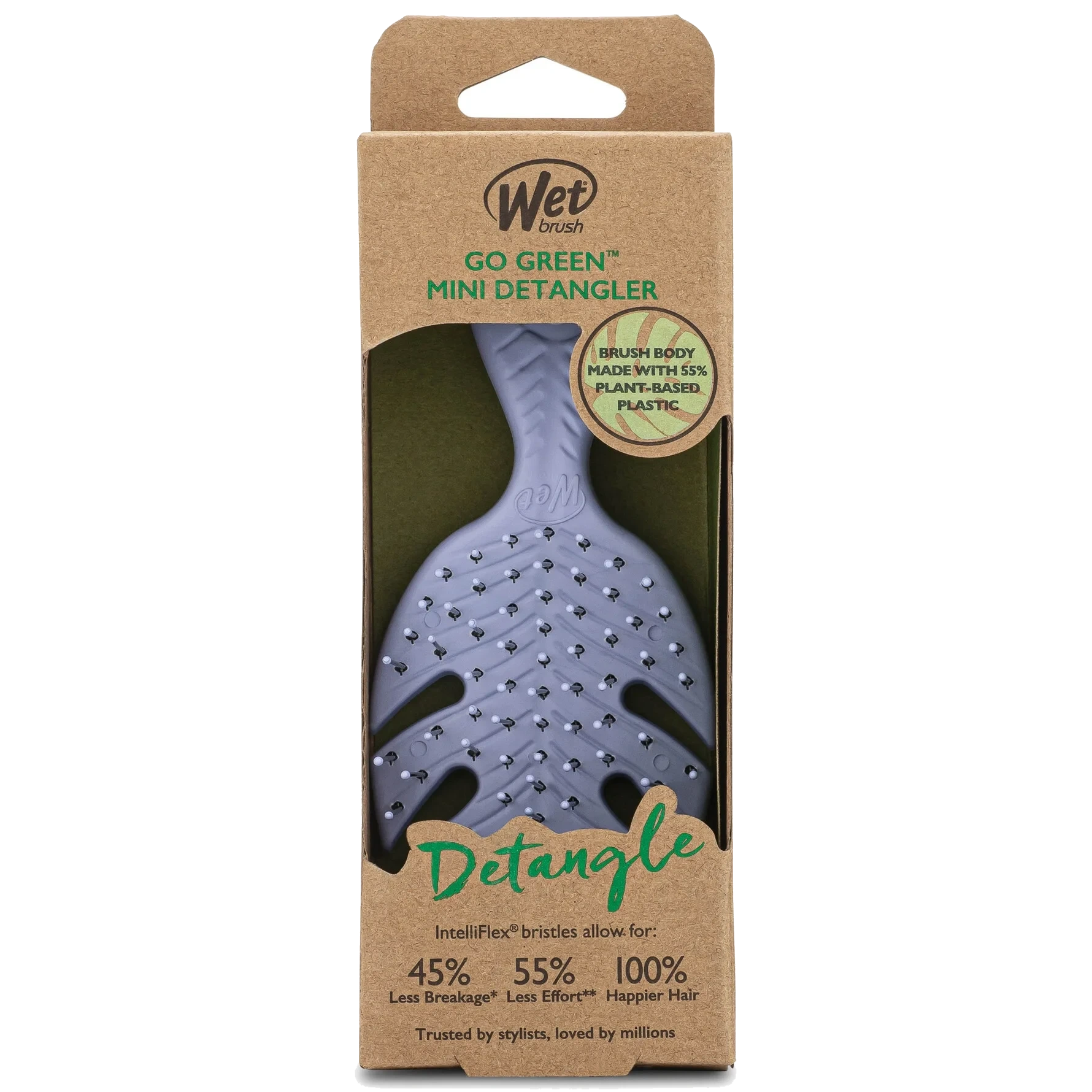 WetBrush Go Green Mini Detangler Lavender