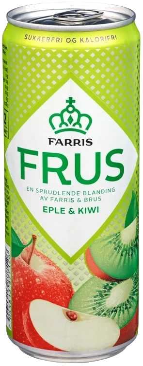 Farris frus eple kiwi   24x33cl