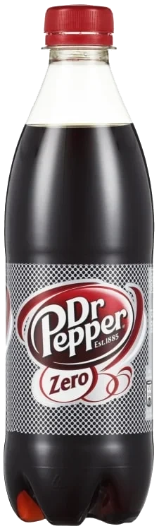 Dr Pepper Zero 0,5l flaske