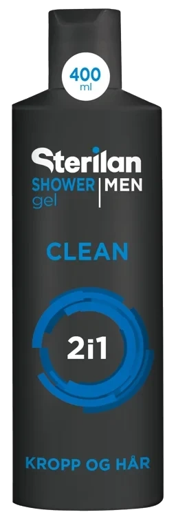 Sterilan Men Clean Dusj 400ml