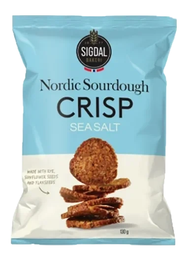 Nordic Sourdough Crisp Seasalt 130g