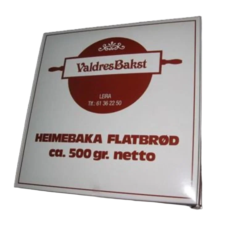 Flatbrød 500g Valdres Bakst