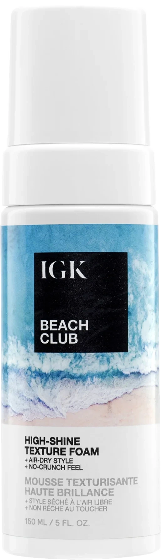 IGK Beach Club High-Shine Texture Foam 150 ml