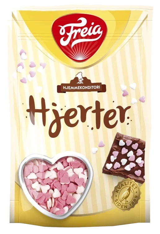 Rosa Hjerter 40g Freia