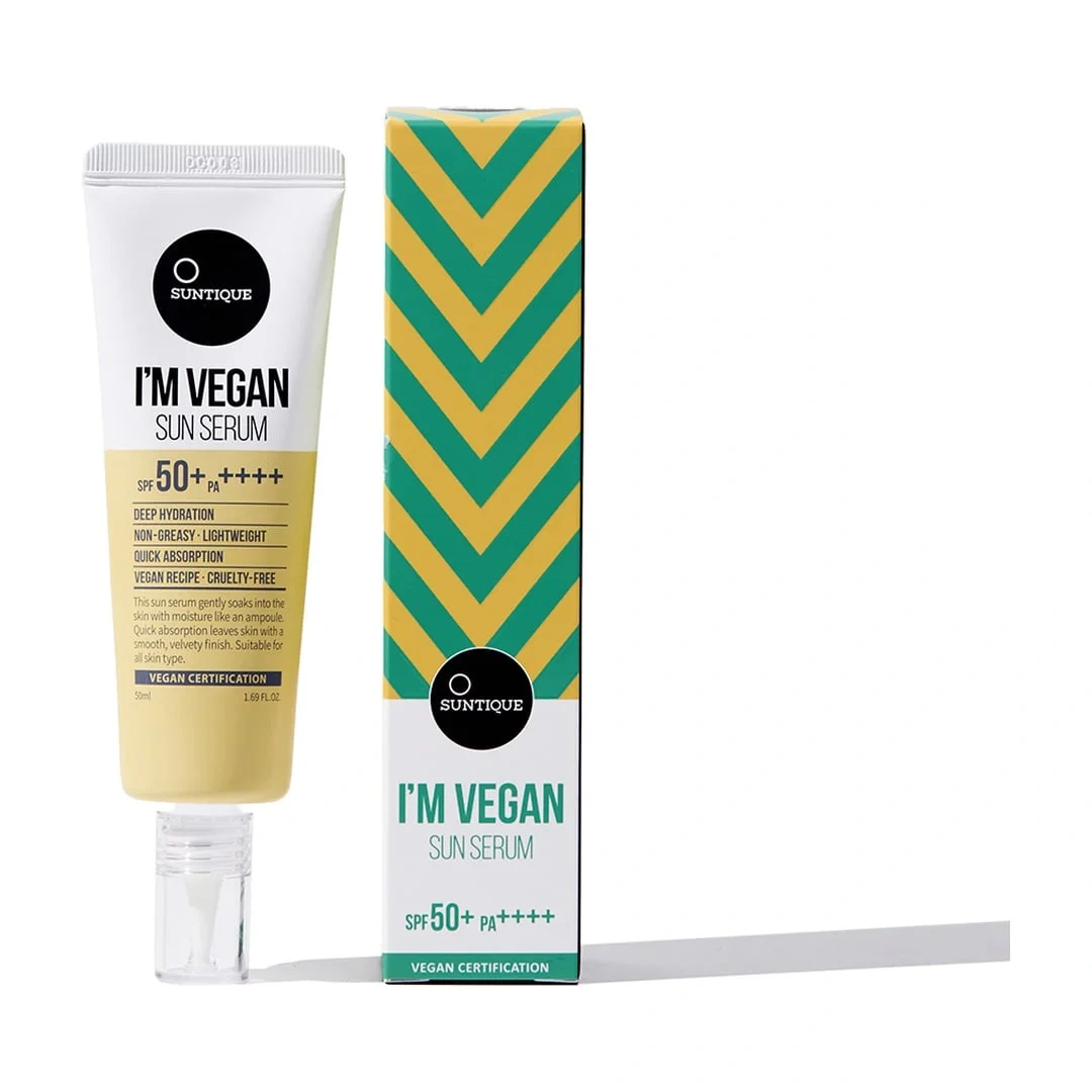 Suntique I’m Vegan Sun Serum SPF50+ PA++++, 50 ml