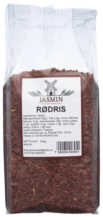 Rød Ris 500g Jasmin