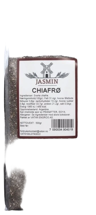 Chia Frø 500g Jasmin