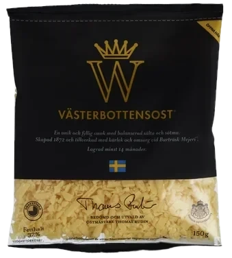Västerbottensost Revet 150g
