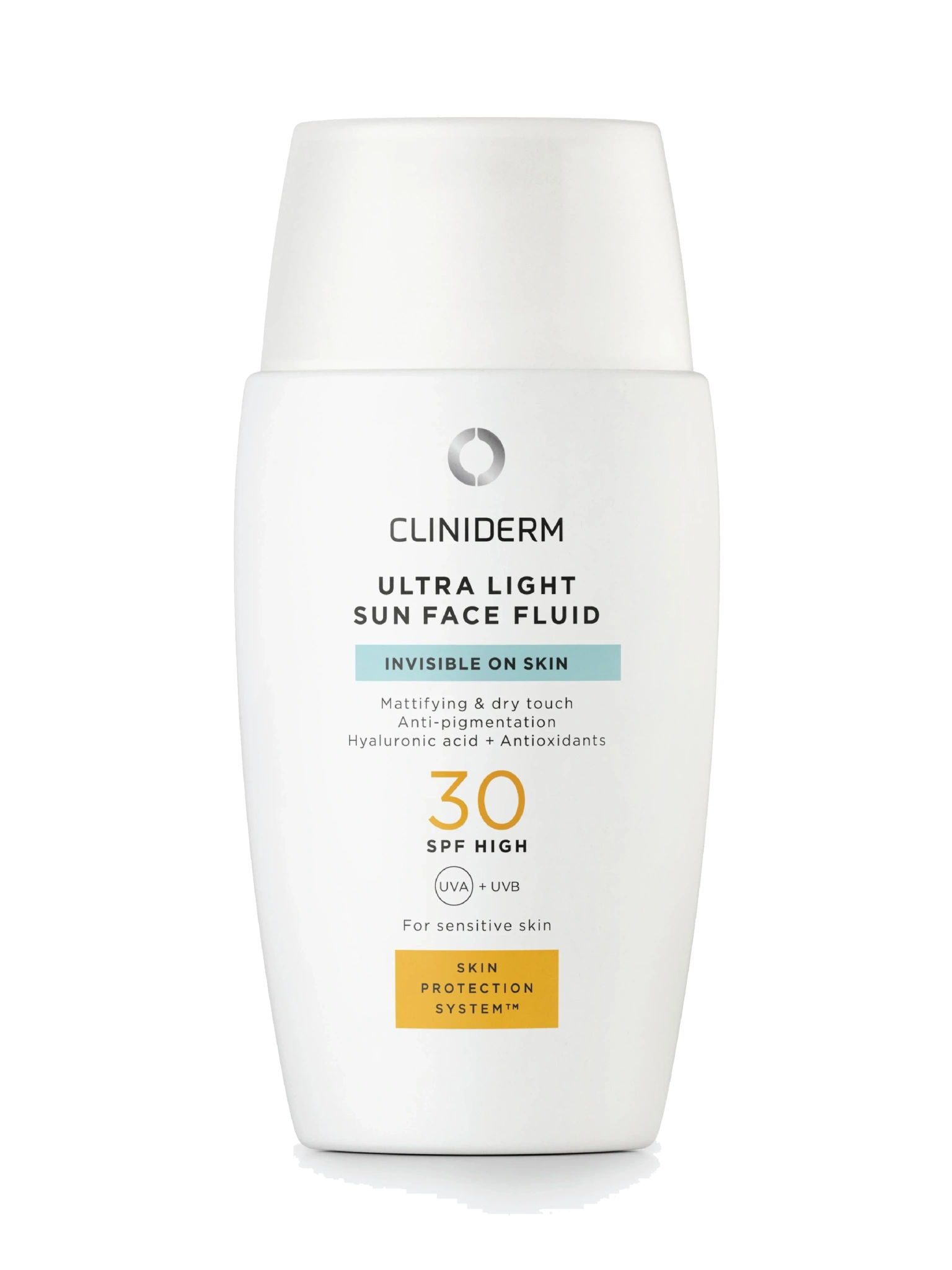 Cliniderm Sun Ultra Light Sun Face Fluid SPF30, 40 ml