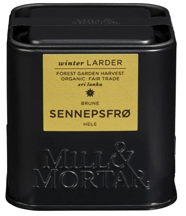 Sennepsfrø Brune 50g Mill & Mortar