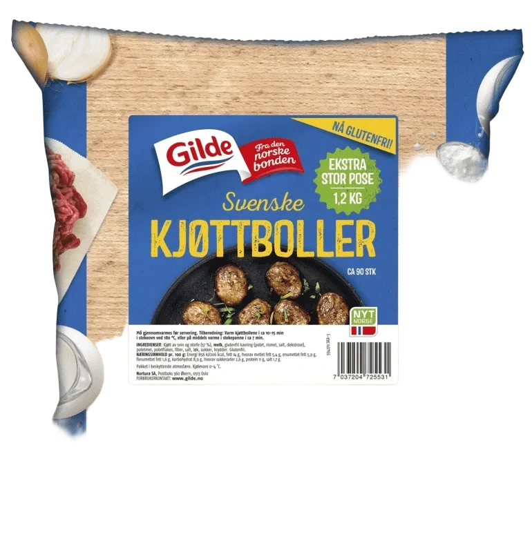 Gilde Svenske Kjøttboller 1,2kg