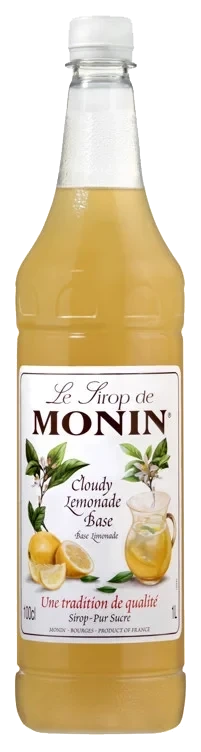 Monin cloudy lemonade concentrate  1l
