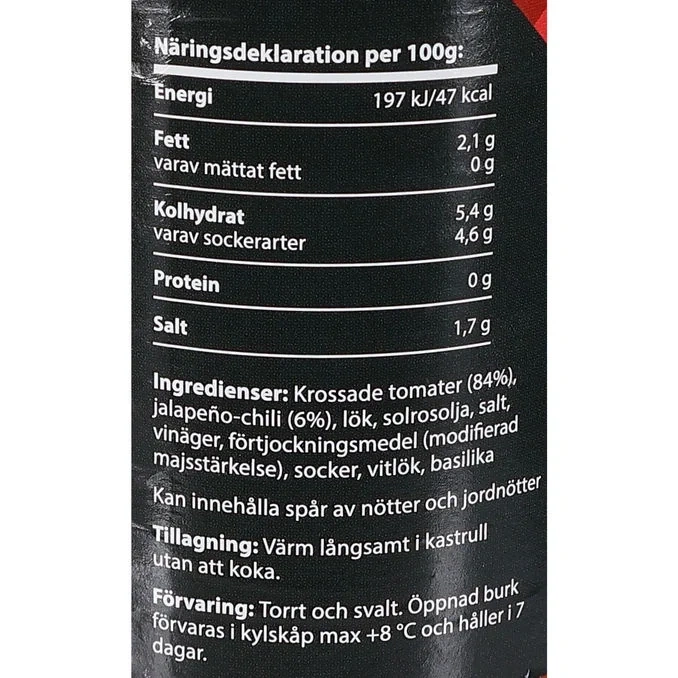 Pastasås Arrabbiata