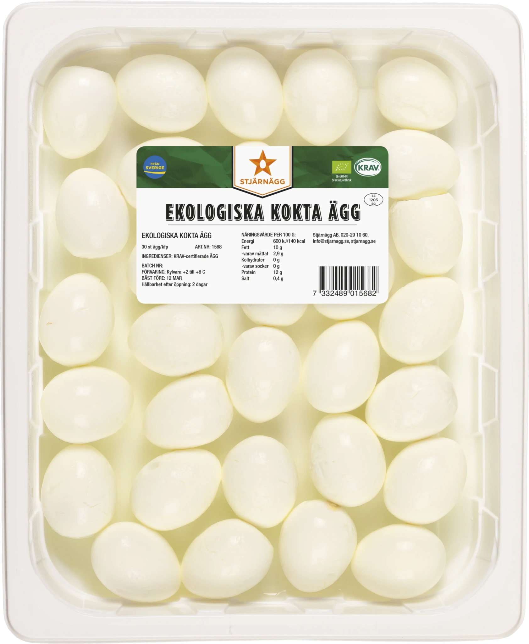 Kokta ägg KRAV