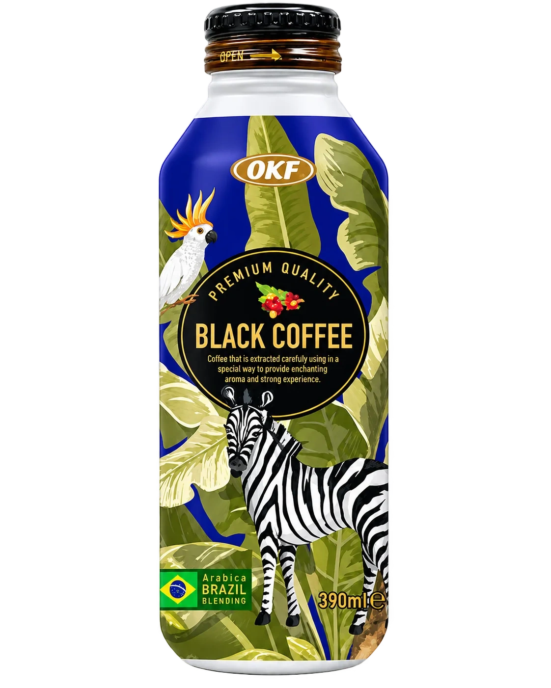 OKF Black Coffee 390ml