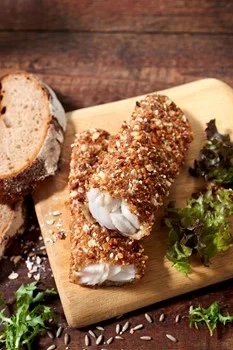 Sprödbakad fisk m. råg & havre 125g