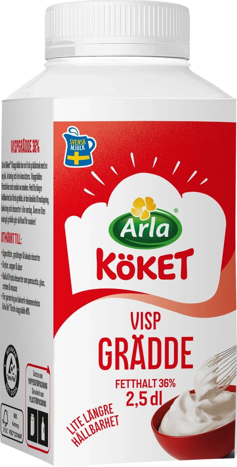 Vispgrädde 36%