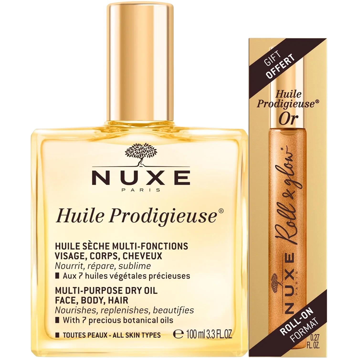 Nuxe Huile Prodigieuse Multipurpose Dry Oil & Roll-On