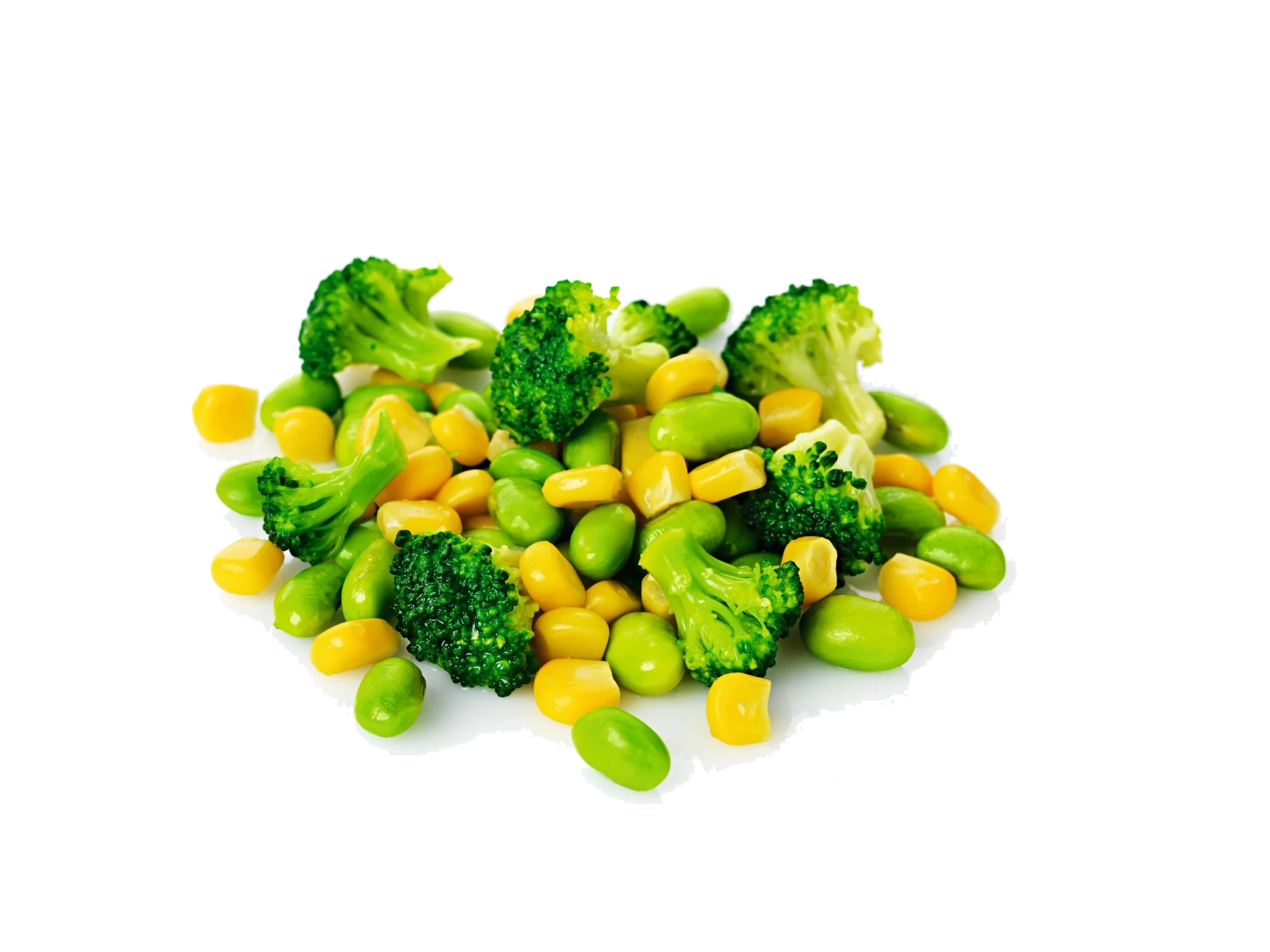 Grönsaksblandning med sojabönor