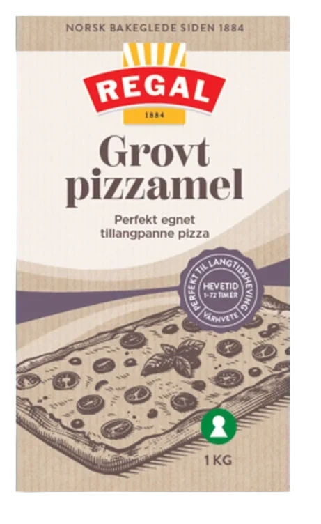 Pizzamel Grovt 1kg Regal