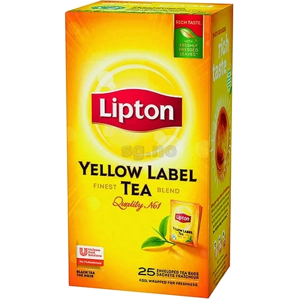 Yellow label te lipton  25bg
